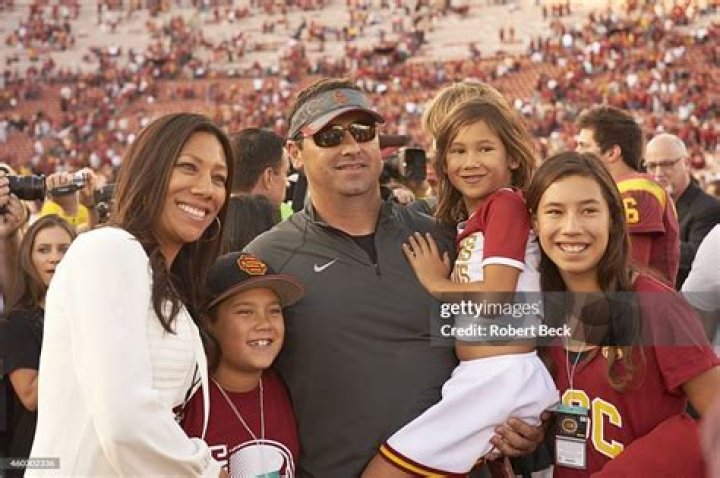 Steve Sarkisian Have 3 Kids Taylor | Ashley And Brady Sarkisian With His Ex Wife Stephanie Sarkisian